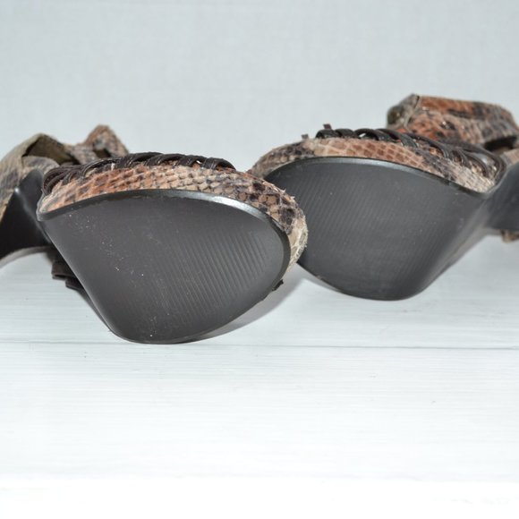Chinese Laundry Snakeskin Stiletto Heels 6.5 - Picture 4 of 7